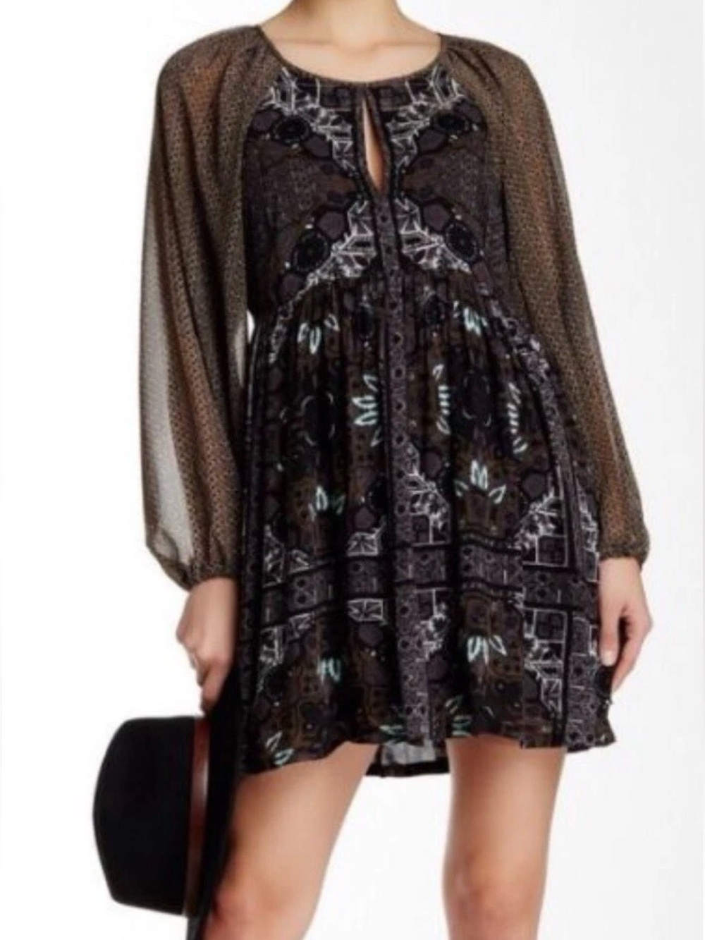 Free People Oksana Boho Mini Dress